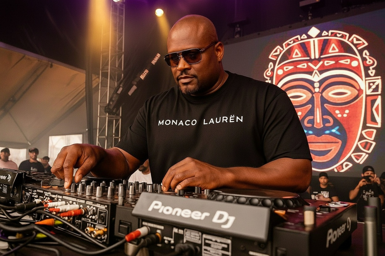 Monaco Lauren performing an Afrohouse DJ set that captures the essence of what is Afrohouse music, a fusion of African drums, soulful melodies, and spiritual energy that connects global audiences through rhythm.